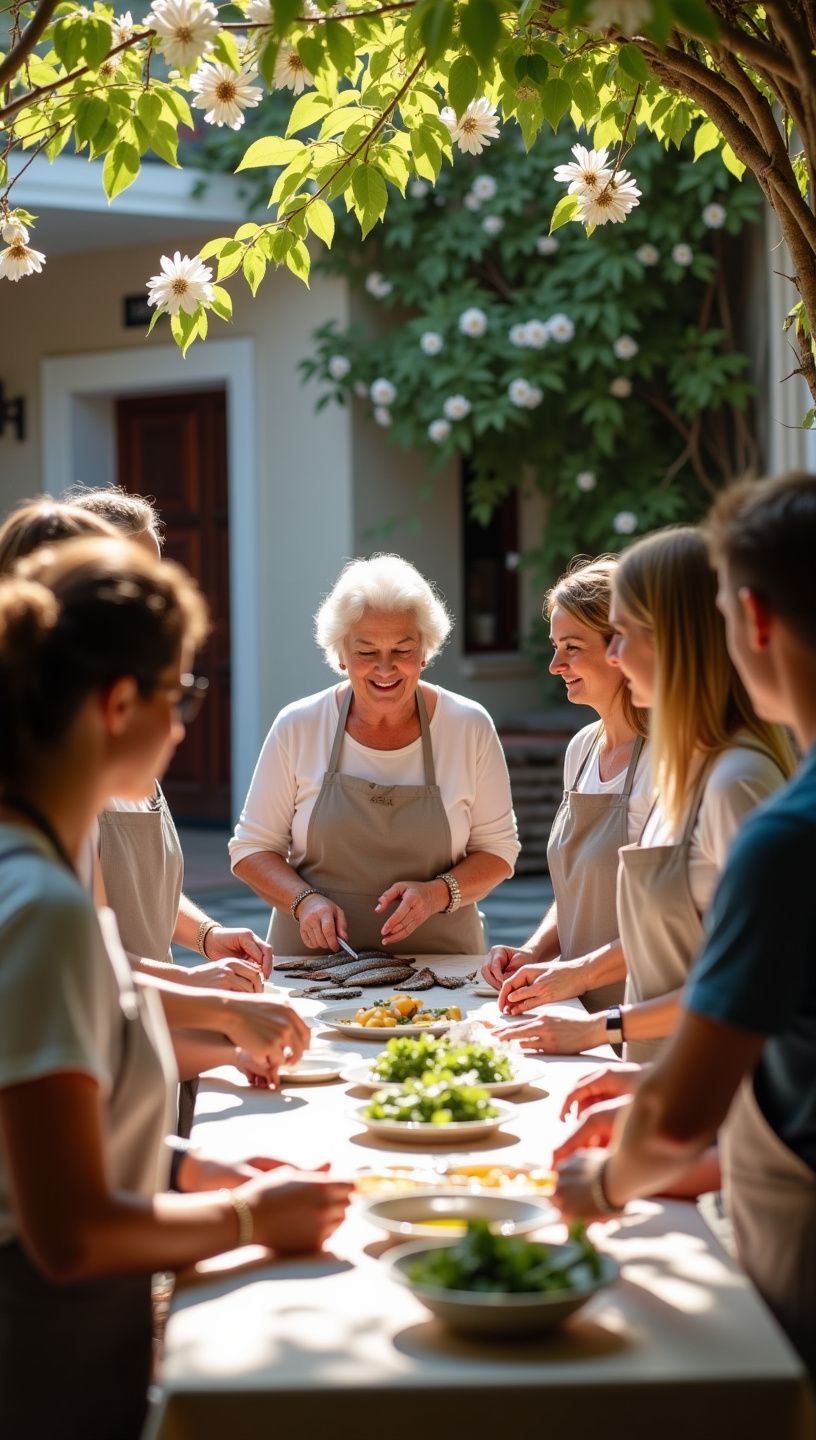 Σαλάτα από φρέσκα θαλασσινά με ελαιόλαδο και λεμόνι.