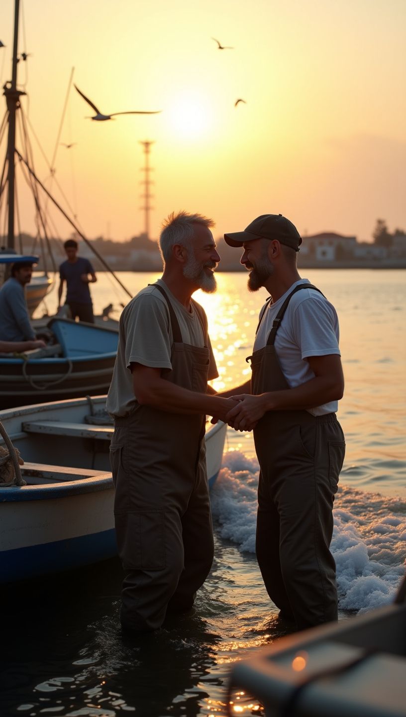 Πιάτο με ψάρι, πατάτες και φρέσκα βότανα.